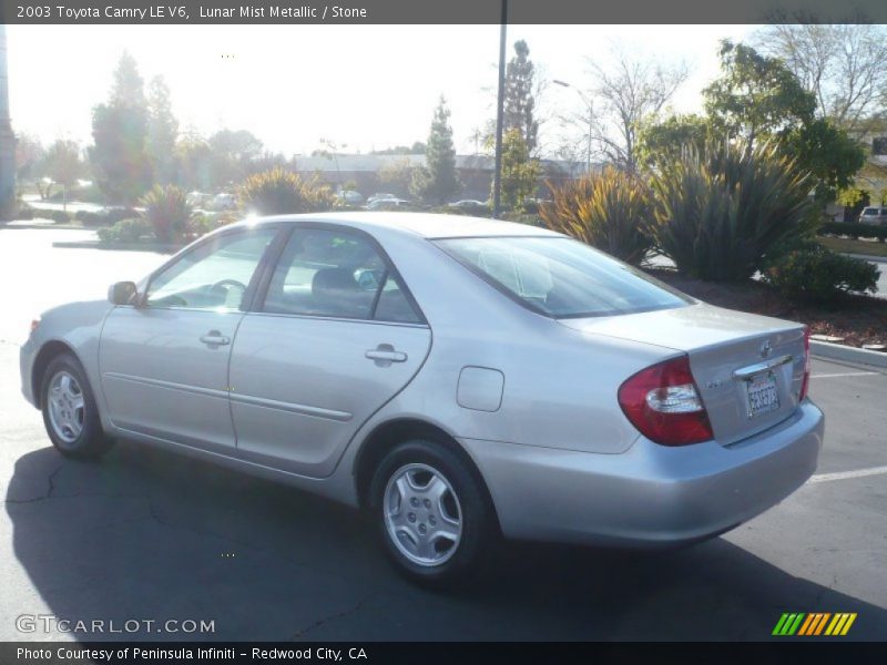 Lunar Mist Metallic / Stone 2003 Toyota Camry LE V6