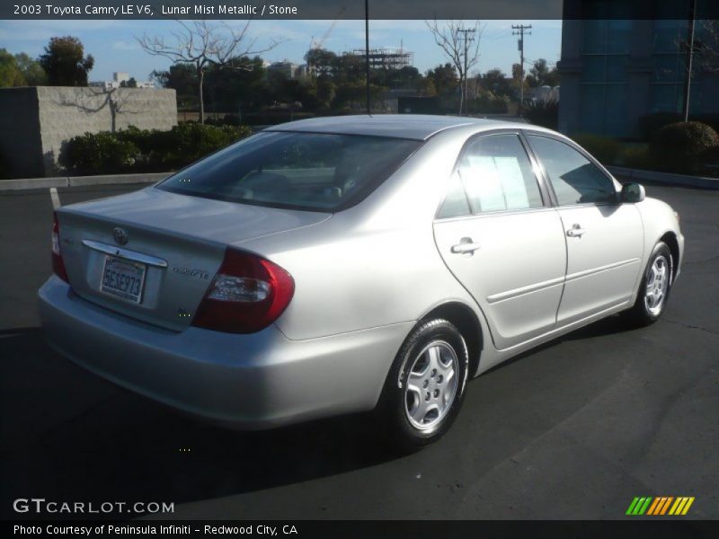 Lunar Mist Metallic / Stone 2003 Toyota Camry LE V6