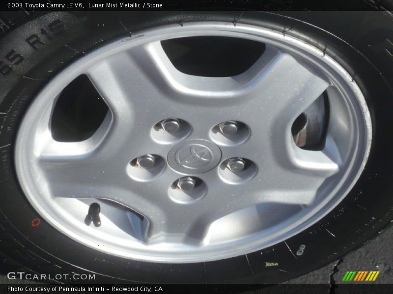 Lunar Mist Metallic / Stone 2003 Toyota Camry LE V6
