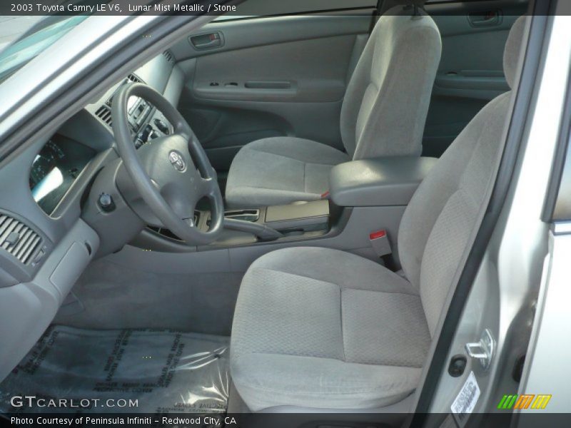 Lunar Mist Metallic / Stone 2003 Toyota Camry LE V6