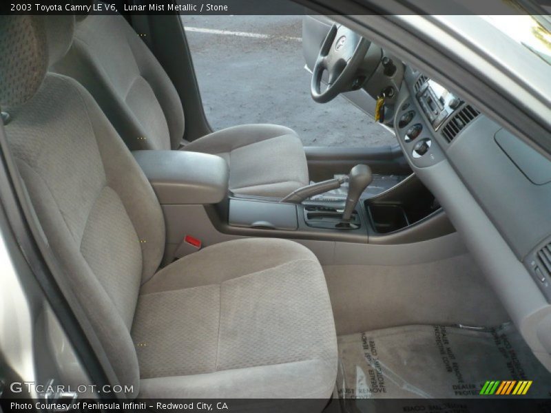 Lunar Mist Metallic / Stone 2003 Toyota Camry LE V6