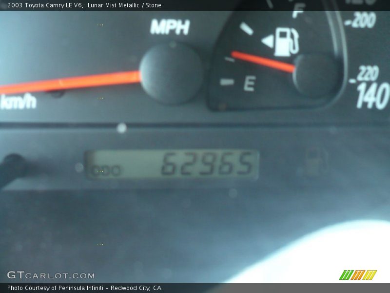 Lunar Mist Metallic / Stone 2003 Toyota Camry LE V6