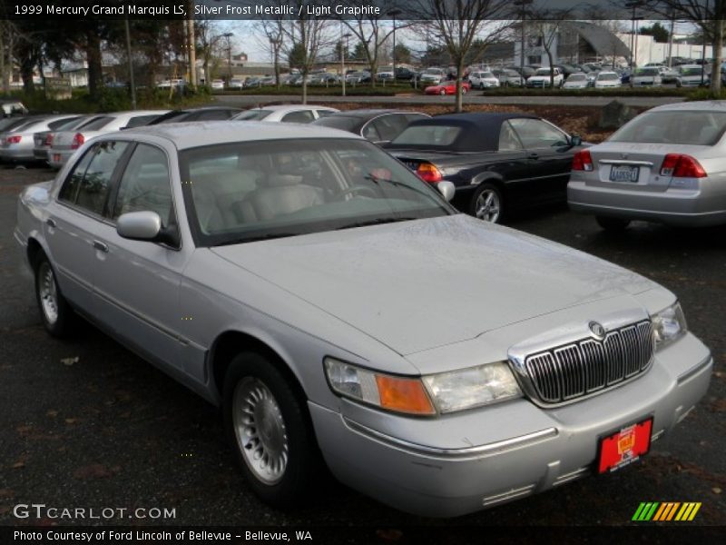 Silver Frost Metallic / Light Graphite 1999 Mercury Grand Marquis LS