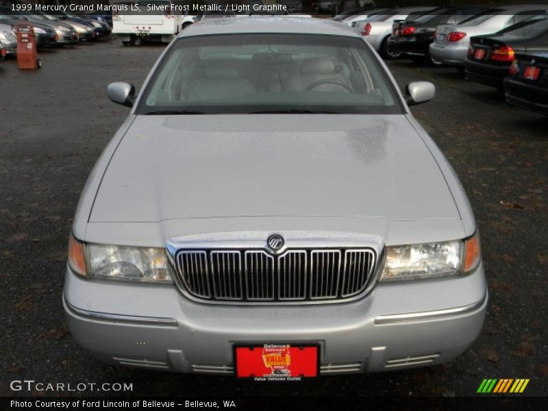 Silver Frost Metallic / Light Graphite 1999 Mercury Grand Marquis LS