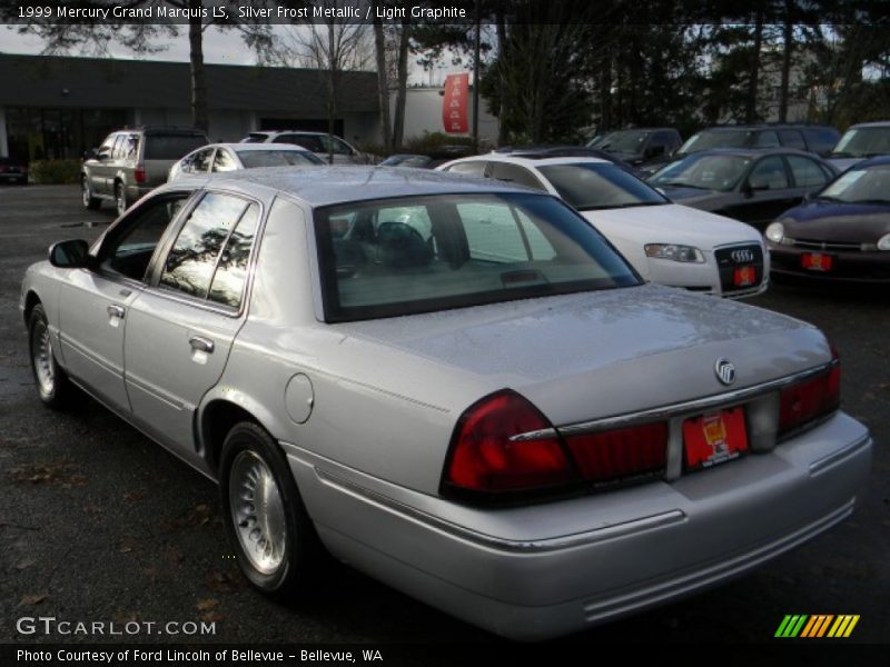 Silver Frost Metallic / Light Graphite 1999 Mercury Grand Marquis LS