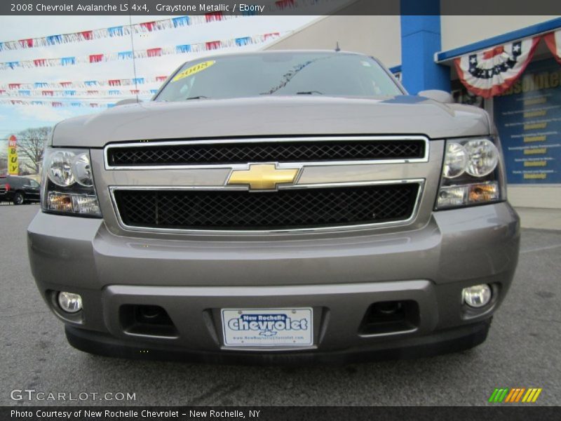 Graystone Metallic / Ebony 2008 Chevrolet Avalanche LS 4x4
