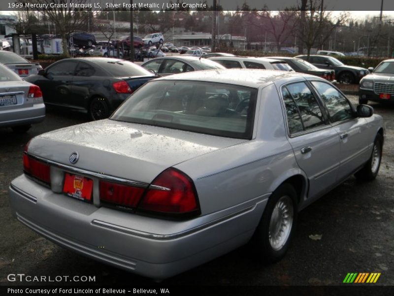 Silver Frost Metallic / Light Graphite 1999 Mercury Grand Marquis LS