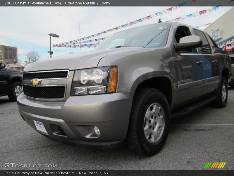 Graystone Metallic / Ebony 2008 Chevrolet Avalanche LS 4x4