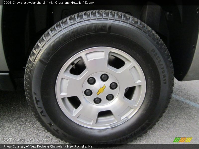 Graystone Metallic / Ebony 2008 Chevrolet Avalanche LS 4x4