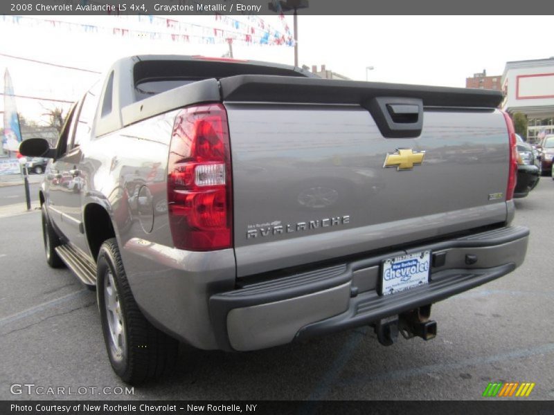Graystone Metallic / Ebony 2008 Chevrolet Avalanche LS 4x4