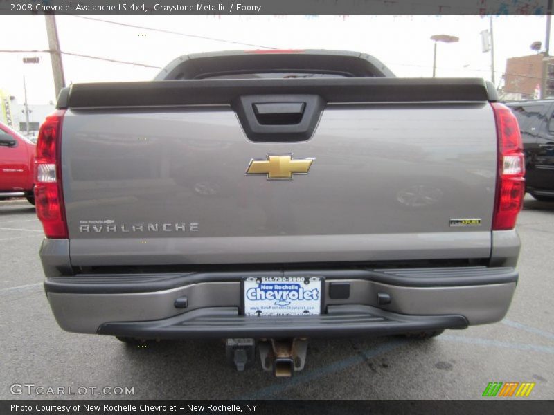 Graystone Metallic / Ebony 2008 Chevrolet Avalanche LS 4x4