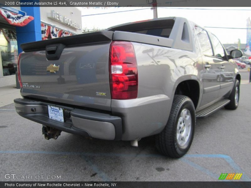 Graystone Metallic / Ebony 2008 Chevrolet Avalanche LS 4x4