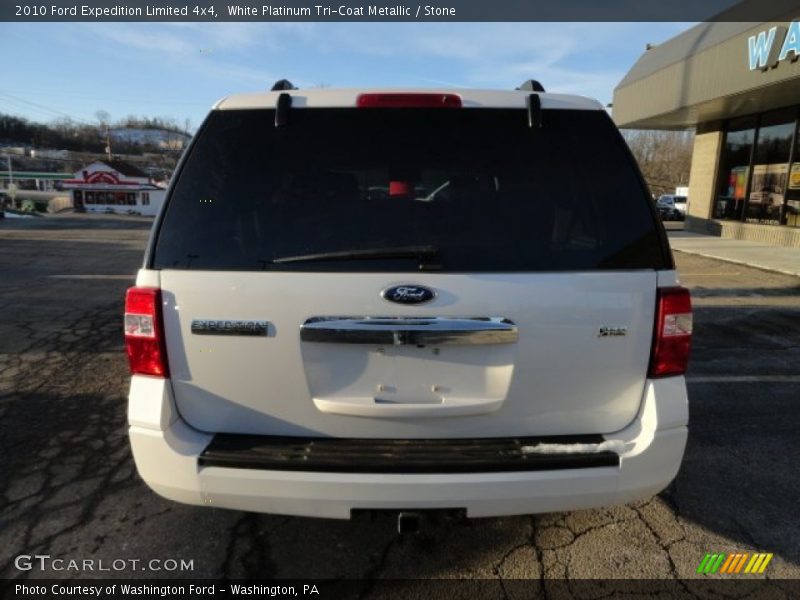 White Platinum Tri-Coat Metallic / Stone 2010 Ford Expedition Limited 4x4