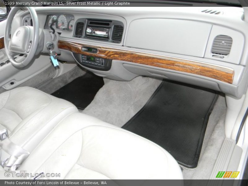 Silver Frost Metallic / Light Graphite 1999 Mercury Grand Marquis LS
