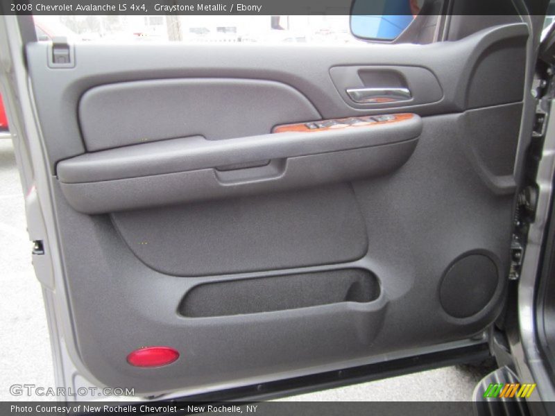 Graystone Metallic / Ebony 2008 Chevrolet Avalanche LS 4x4