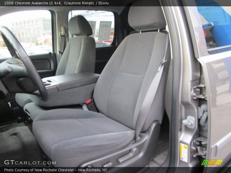 Graystone Metallic / Ebony 2008 Chevrolet Avalanche LS 4x4