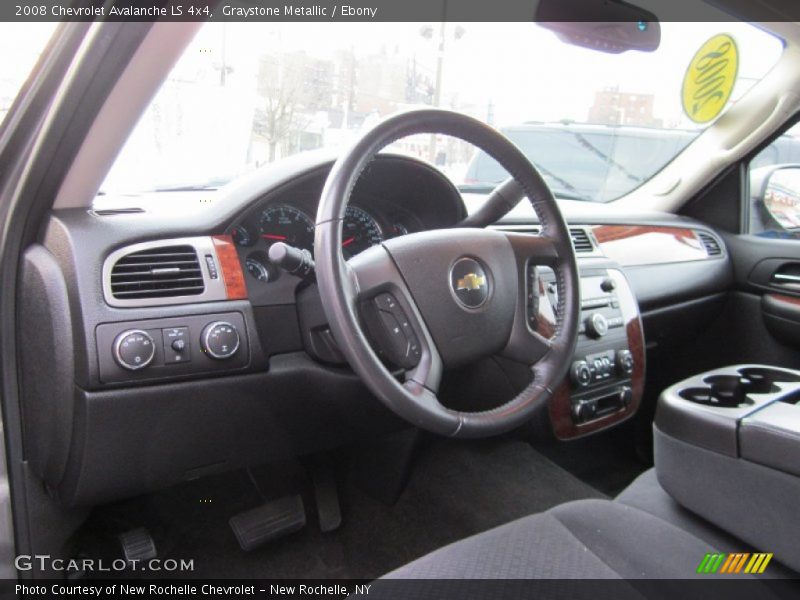 Graystone Metallic / Ebony 2008 Chevrolet Avalanche LS 4x4