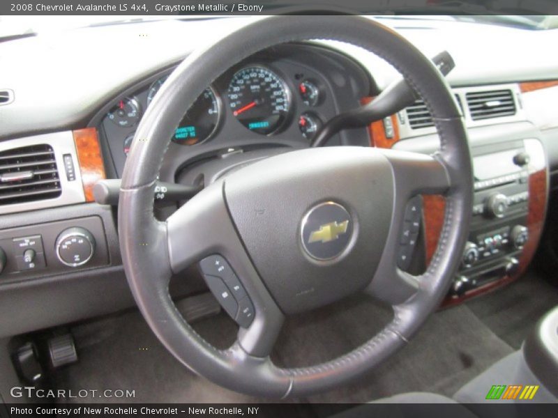 Graystone Metallic / Ebony 2008 Chevrolet Avalanche LS 4x4