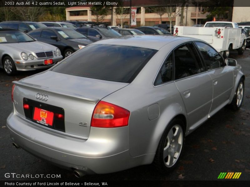 Light Silver Metallic / Ebony 2003 Audi A6 4.2 quattro Sedan