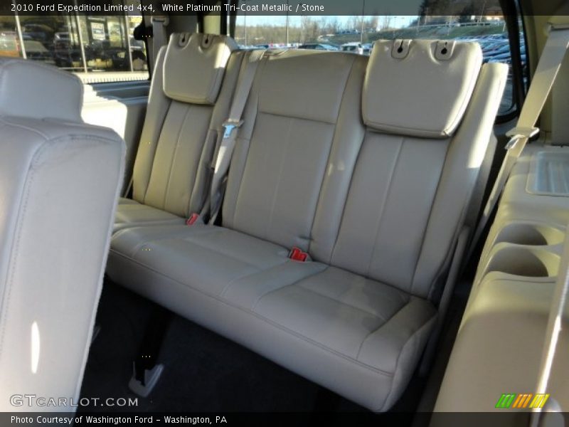 White Platinum Tri-Coat Metallic / Stone 2010 Ford Expedition Limited 4x4