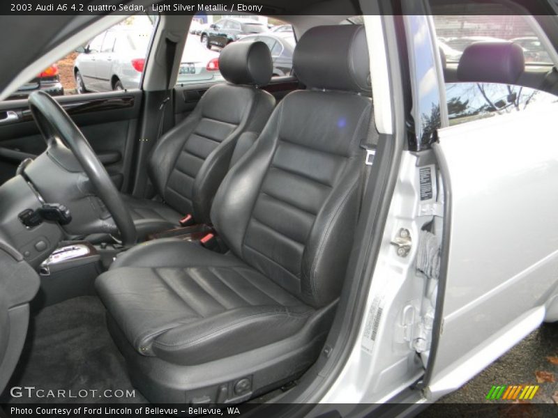  2003 A6 4.2 quattro Sedan Ebony Interior
