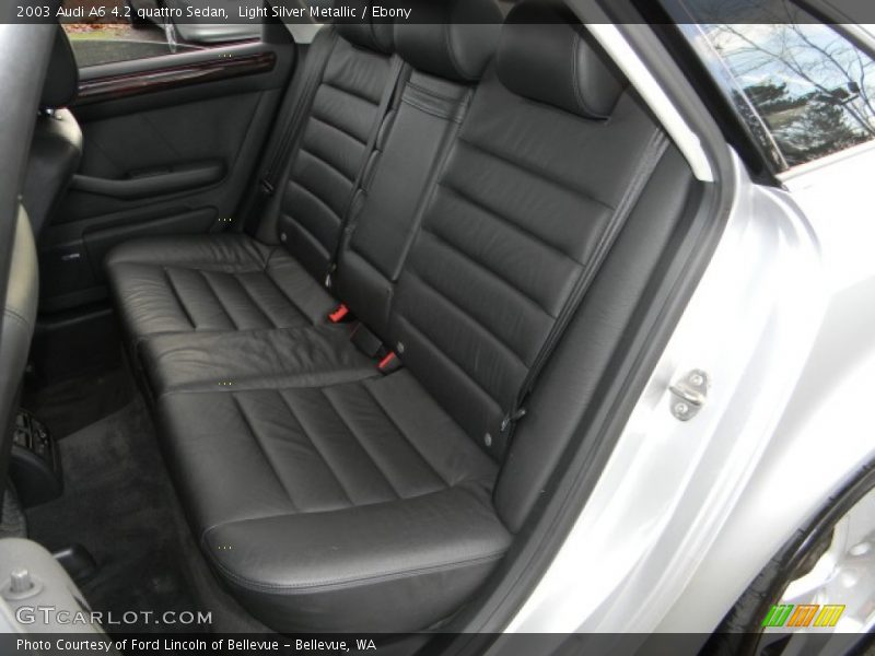  2003 A6 4.2 quattro Sedan Ebony Interior