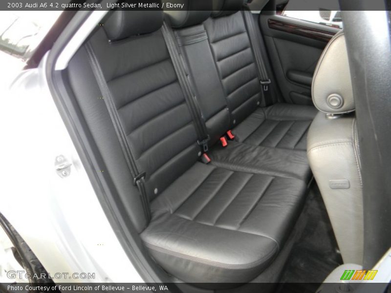 Light Silver Metallic / Ebony 2003 Audi A6 4.2 quattro Sedan