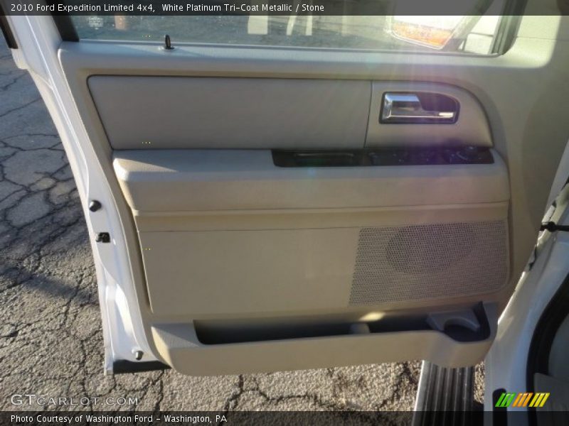White Platinum Tri-Coat Metallic / Stone 2010 Ford Expedition Limited 4x4