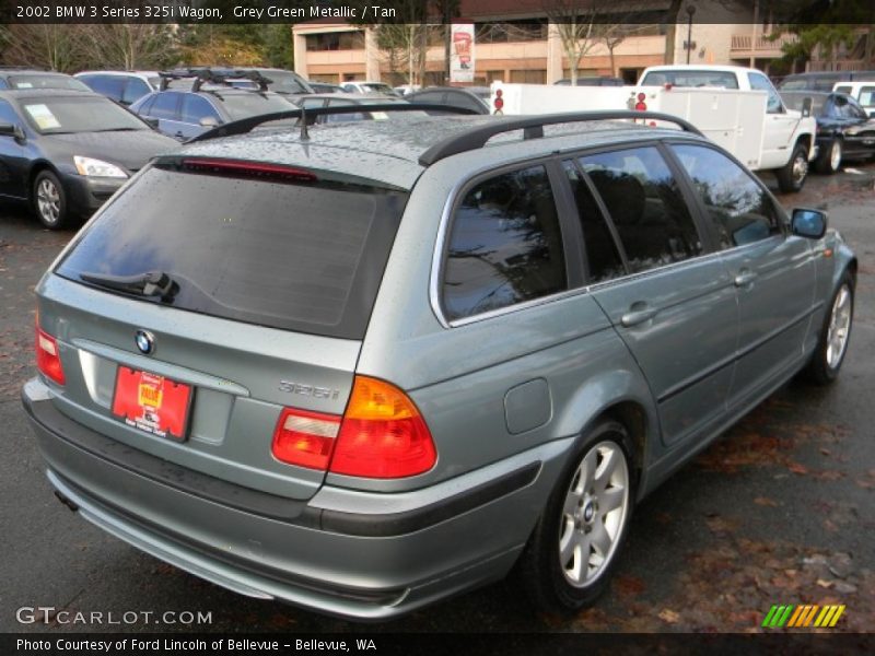 Grey Green Metallic / Tan 2002 BMW 3 Series 325i Wagon