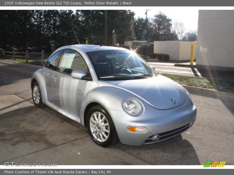 Reflex Silver Metallic / Black 2005 Volkswagen New Beetle GLS TDI Coupe