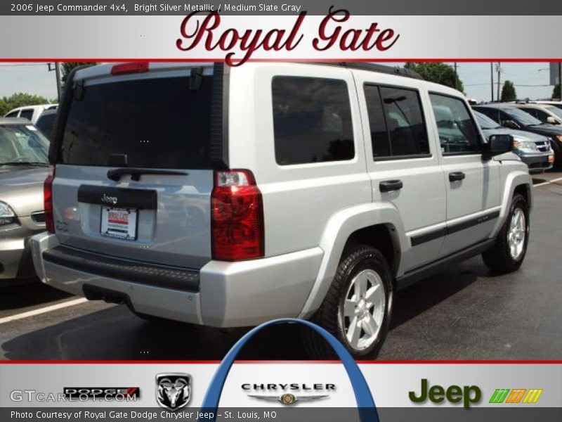 Bright Silver Metallic / Medium Slate Gray 2006 Jeep Commander 4x4