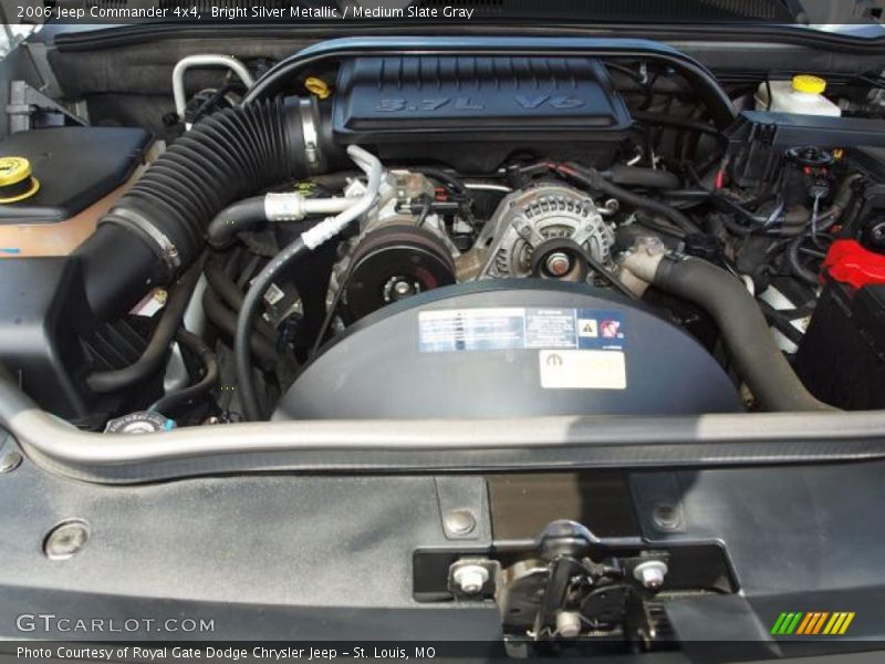 Bright Silver Metallic / Medium Slate Gray 2006 Jeep Commander 4x4