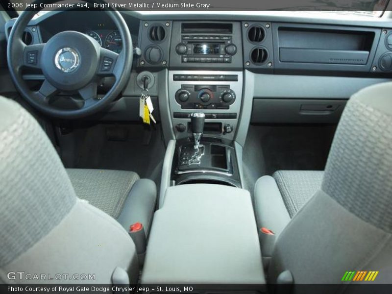 Bright Silver Metallic / Medium Slate Gray 2006 Jeep Commander 4x4