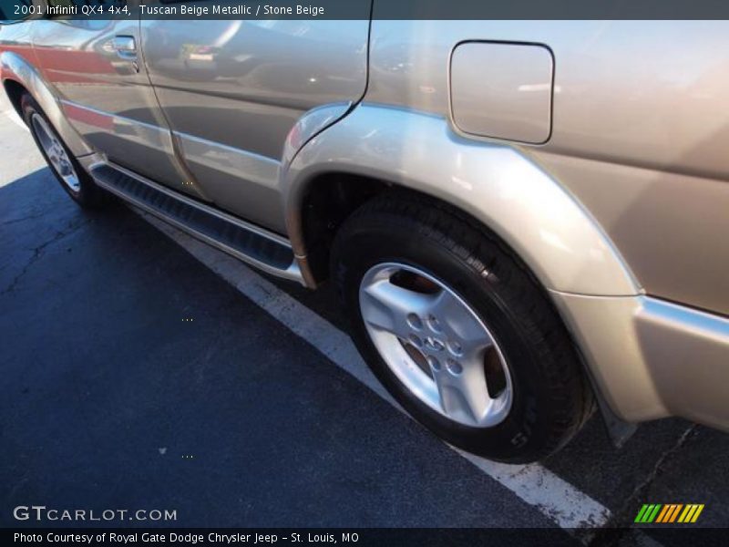 Tuscan Beige Metallic / Stone Beige 2001 Infiniti QX4 4x4