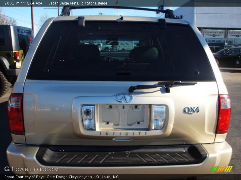 Tuscan Beige Metallic / Stone Beige 2001 Infiniti QX4 4x4