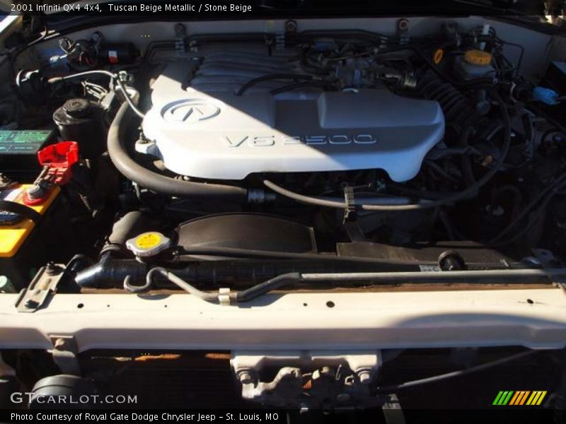 Tuscan Beige Metallic / Stone Beige 2001 Infiniti QX4 4x4