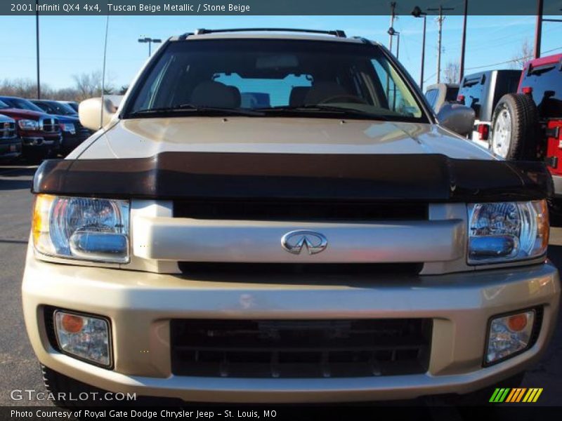 Tuscan Beige Metallic / Stone Beige 2001 Infiniti QX4 4x4