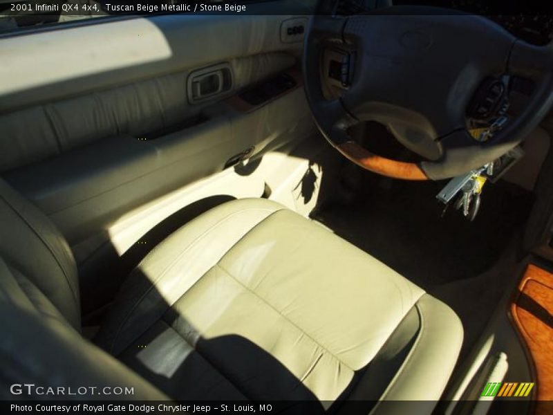Tuscan Beige Metallic / Stone Beige 2001 Infiniti QX4 4x4