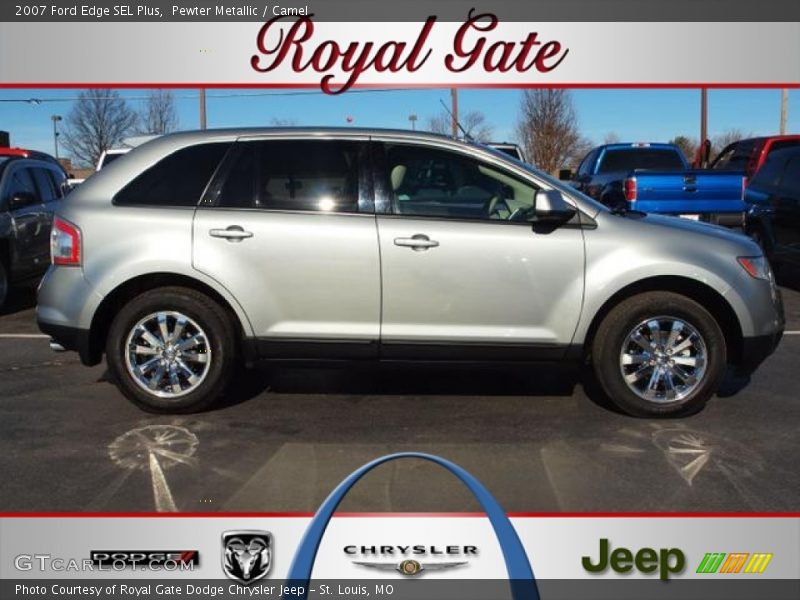 Pewter Metallic / Camel 2007 Ford Edge SEL Plus