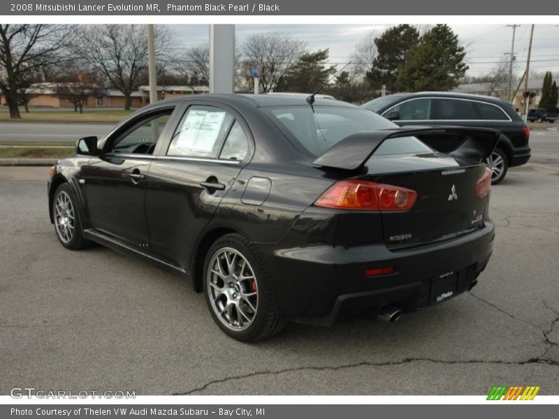  2008 Lancer Evolution MR Phantom Black Pearl