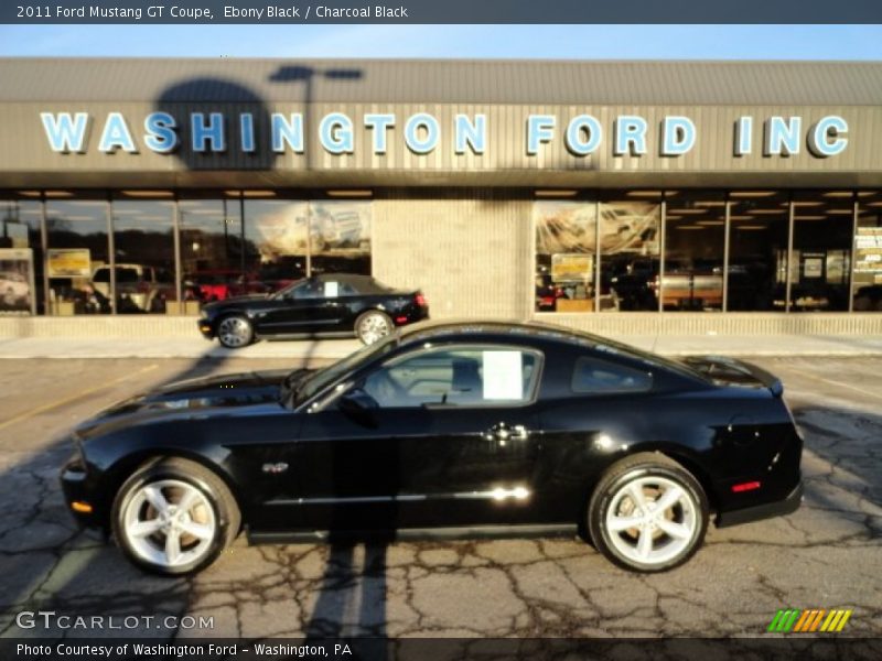 Ebony Black / Charcoal Black 2011 Ford Mustang GT Coupe