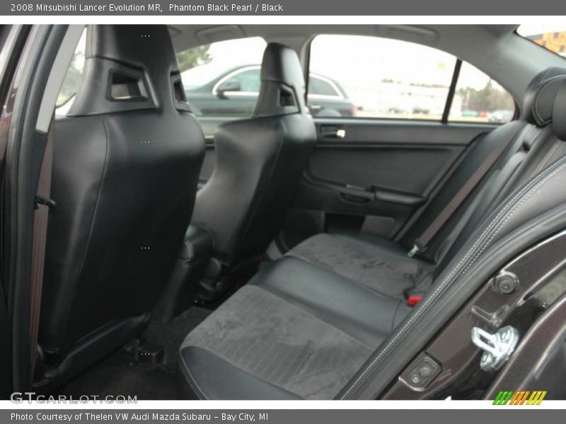 Phantom Black Pearl / Black 2008 Mitsubishi Lancer Evolution MR