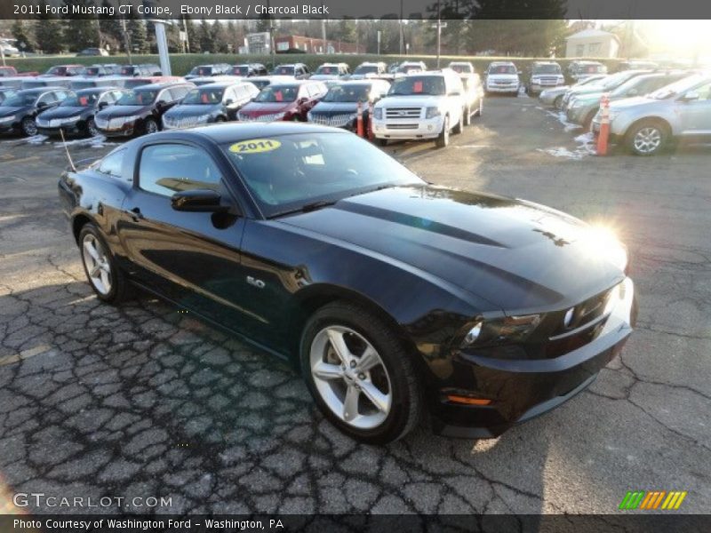 Ebony Black / Charcoal Black 2011 Ford Mustang GT Coupe