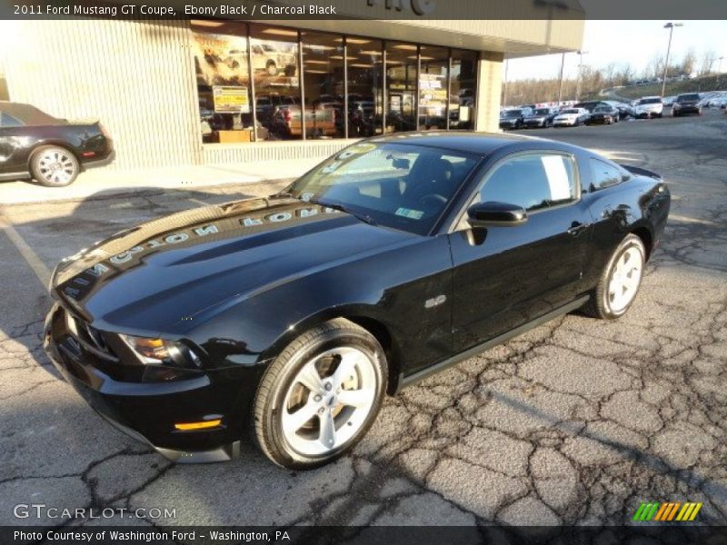 Ebony Black / Charcoal Black 2011 Ford Mustang GT Coupe