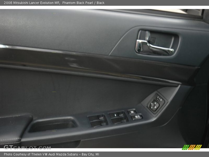 Phantom Black Pearl / Black 2008 Mitsubishi Lancer Evolution MR