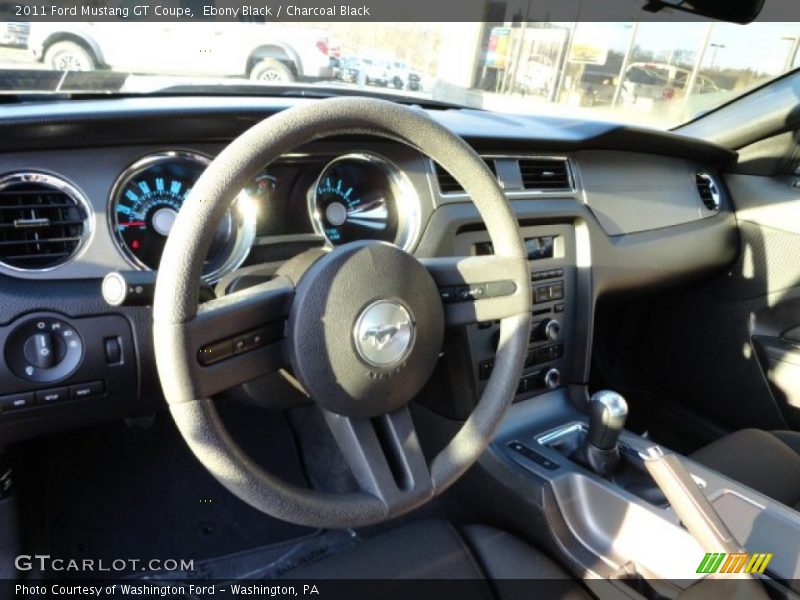Ebony Black / Charcoal Black 2011 Ford Mustang GT Coupe
