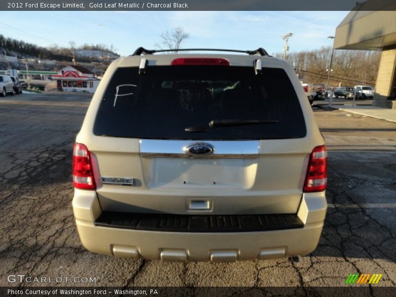 Gold Leaf Metallic / Charcoal Black 2012 Ford Escape Limited