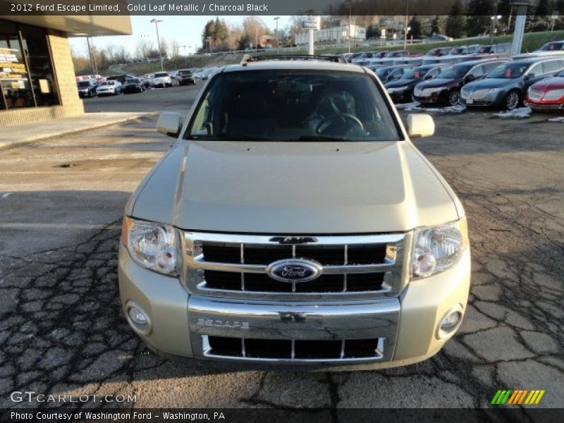 Gold Leaf Metallic / Charcoal Black 2012 Ford Escape Limited
