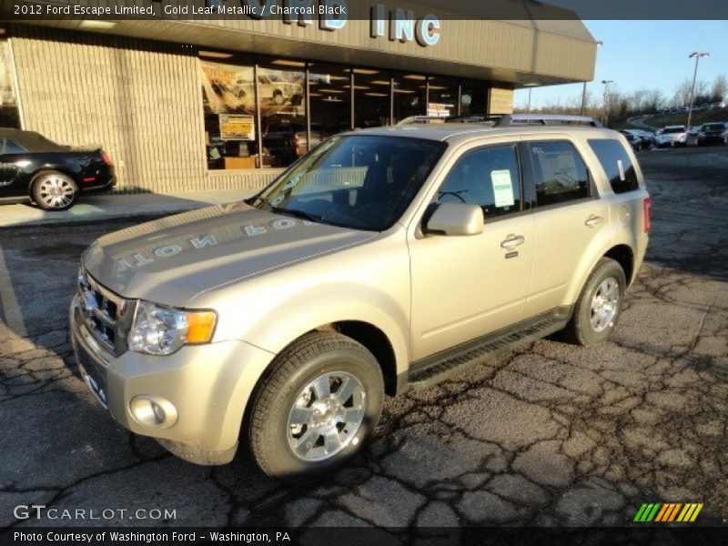 Gold Leaf Metallic / Charcoal Black 2012 Ford Escape Limited