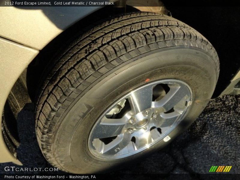 Gold Leaf Metallic / Charcoal Black 2012 Ford Escape Limited